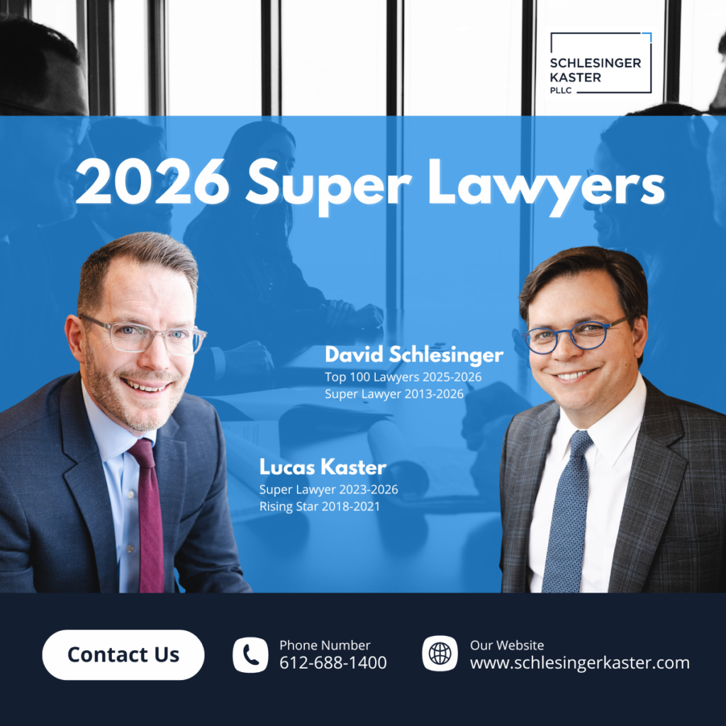 Schlesinger and Kaster named 2026 Super Lawyers